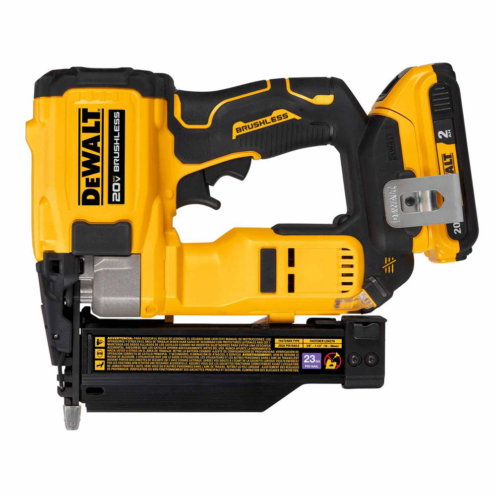 DeWalt DCN623D1 20V Max 23Ga Pin Nailer Kit