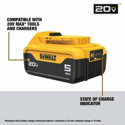 DeWalt DCB205-2 20V MAX 5 ah Battery 2-Pack