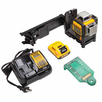 DeWalt DW089LG-K 12V 3 x 360 Degree Green Line Laser